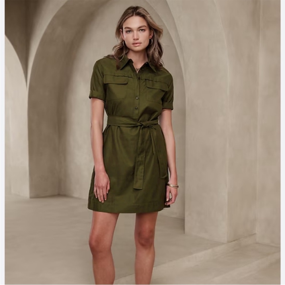 NWT Banana Republic Utility Shirtdress